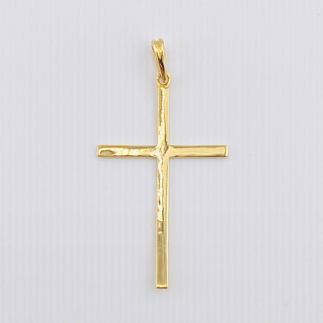 Dije Cruz 1.65gr / 4.5cm / Oro Amarillo 18K ©