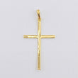 Dije Cruz 1.65gr / 4.5cm / Oro Amarillo 18K ©