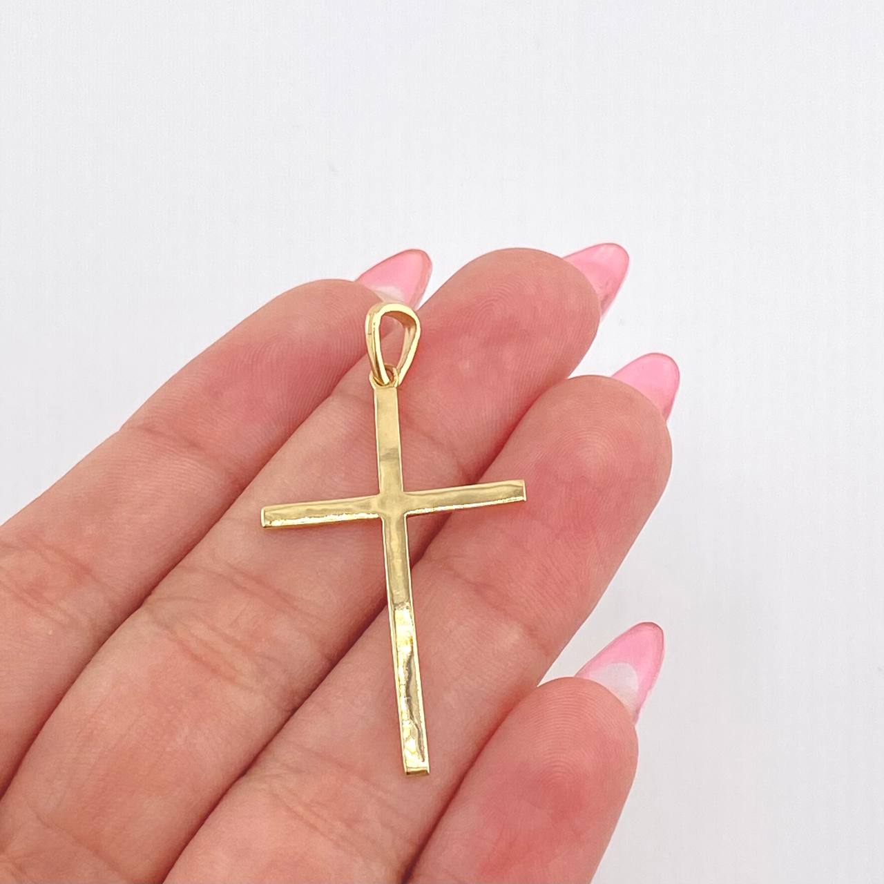 Dije Cruz 1.65gr / 4.5cm / Oro Amarillo 18K ©
