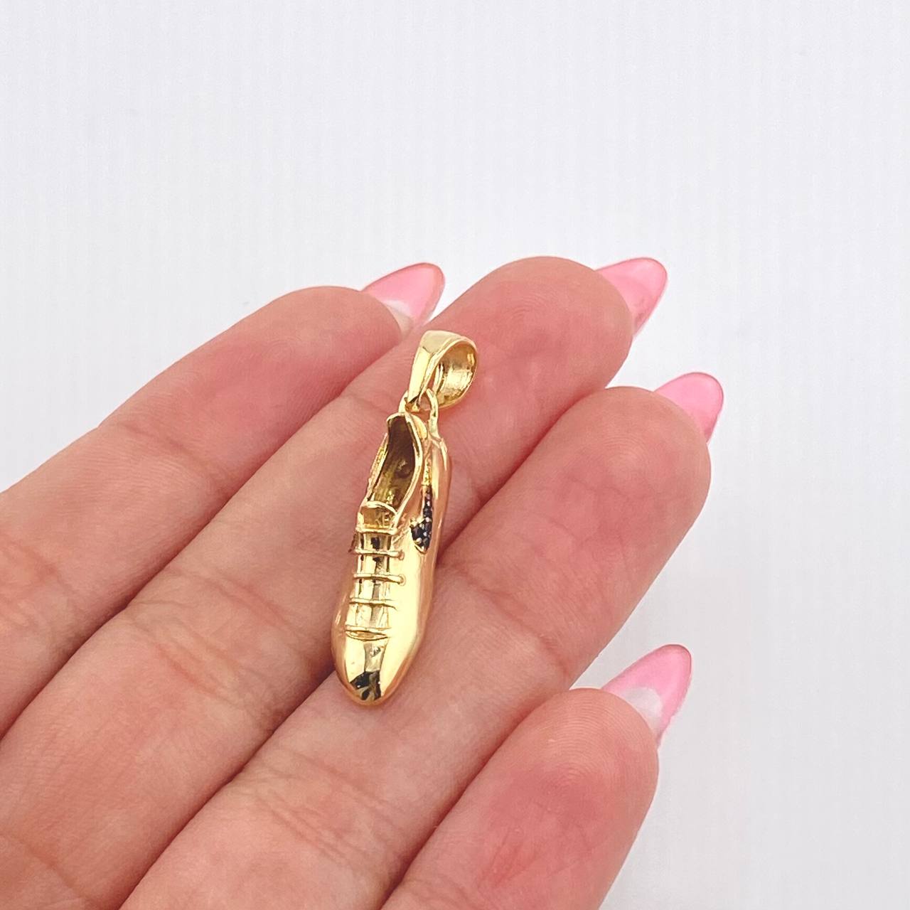 Dije Zapato Guayo 4.3gr / 3.3cm / Oro Amarillo 18K *