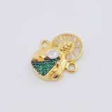 Herraje San Judas Tadeo 2.65gr / 1.6cm / Oro Amarillo 18K ©