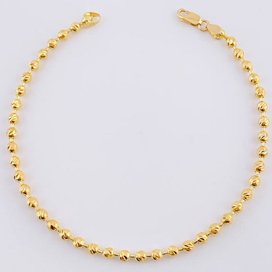 Pulso Militar 6.4 g / 21.5 cm / 3.1 mm Oro Amarillo 18K