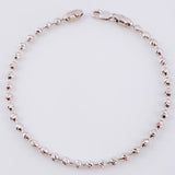 Pulso Militar 5.7 g / 19 cm / 3 mm Oro Blanco 18K