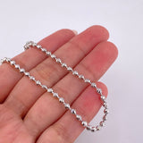 Pulso Militar 5.7 g / 19 cm / 3 mm Oro Blanco 18K