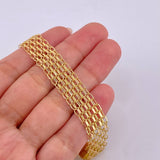 Pulso Chino 9.75 g / 20.5 cm / 11.1 mm Oro Amarillo 18K