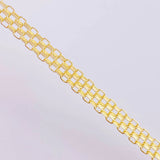 Pulso Chino 9.3 g / 19.5 cm / 7.6 mm Oro Amarillo 18K
