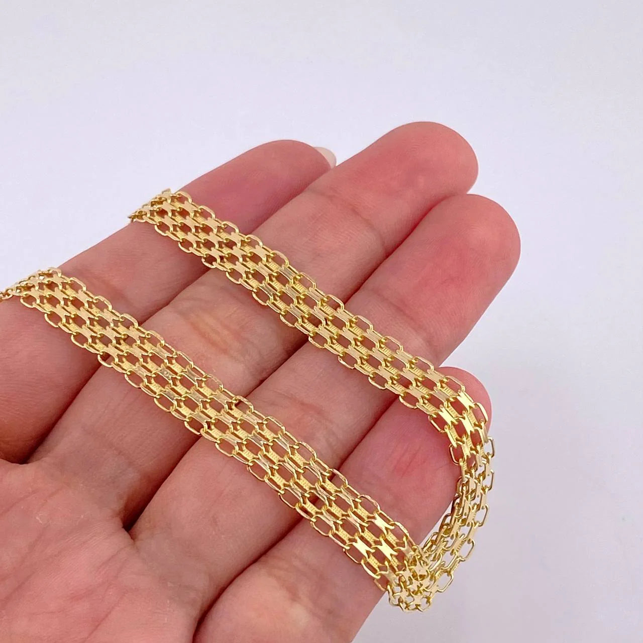 Pulso Chino 9.3 g / 19.5 cm / 7.6 mm Oro Amarillo 18K