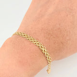 Pulso Chino 4.6 g / 22.5 cm / 5 mm Oro Amarillo 18K