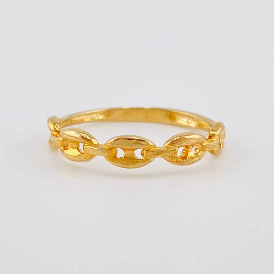 Anillo Gc 2.4 g / T7 1/4 Oro Amarillo 18K