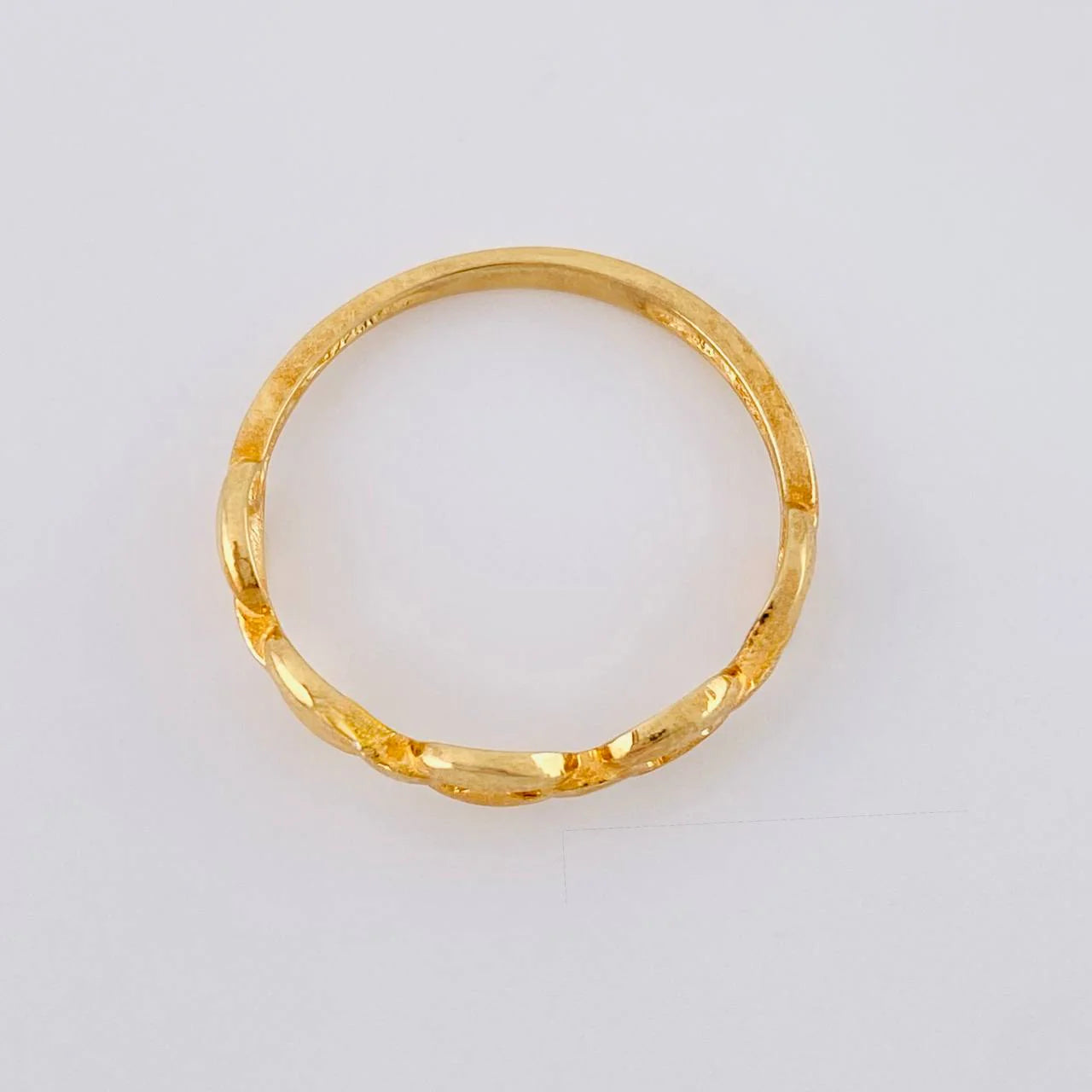 Anillo Gc 2.4 g / T6 3/4 Oro Amarillo 18K