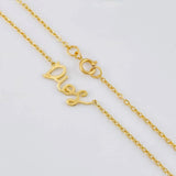 Cadena Aro Seguido Dios 2.55 g / 48 cm / 1.4 mm Oro Amarillo 18K