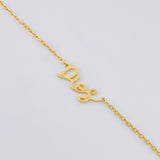 Cadena Aro Seguido Dios 2.5 g / 46.9 cm / 1.3 mm Oro Amarillo 18K
