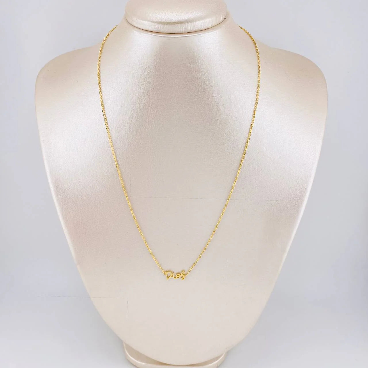 Cadena Aro Seguido Dios 2.55 g / 48 cm / 1.4 mm Oro Amarillo 18K