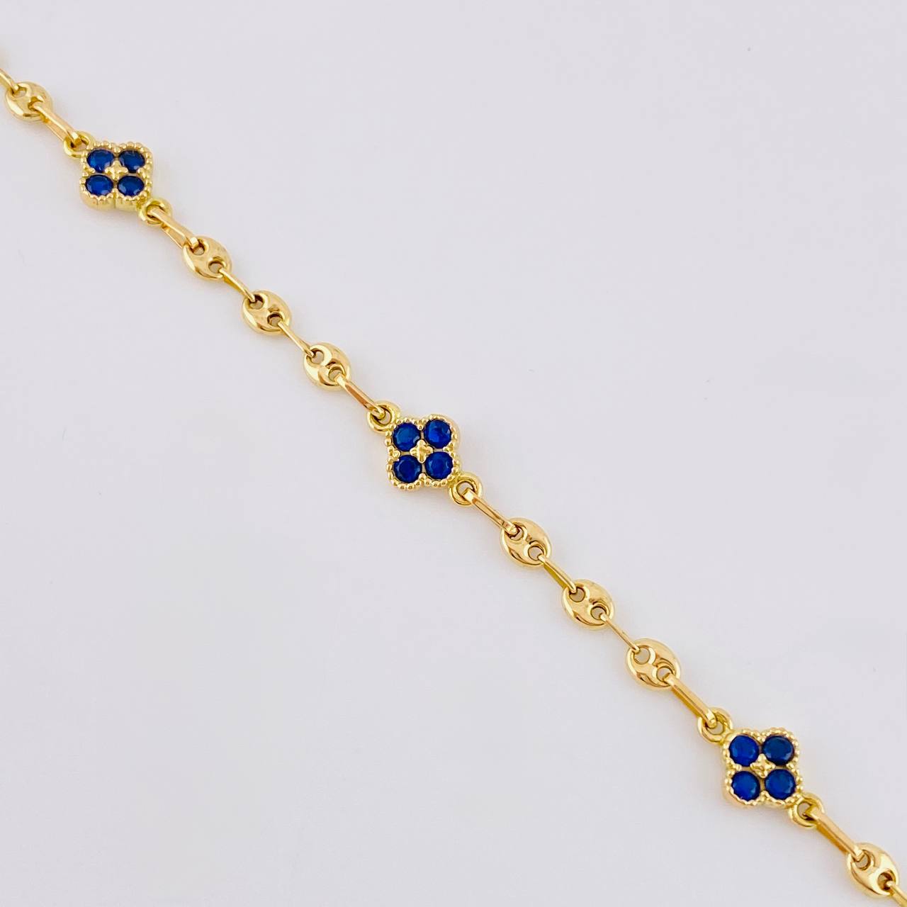 Pulso Trébol Gc 4.15 g / 18.9 cm / 3.2 mm Oro Amarillo 18K