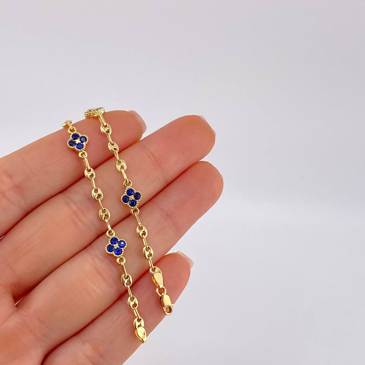 Pulso Trébol Gc 4.15 g / 18.9 cm / 3.2 mm Oro Amarillo 18K