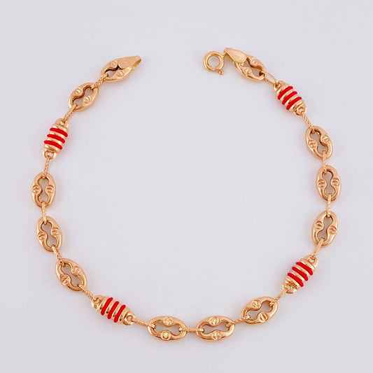 Pulso Rustico Gc 6.45 g / 22.5 cm / 6.3 mm Oro Rosa 18K