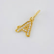 Dije Letra A Cursiva 0.7 g / 2.5 cm Oro Amarillo 18K
