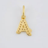 Dije Letra A Cursiva 0.7 g / 2.5 cm Oro Amarillo 18K