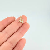 Dije Letra M Cursiva 0.6 g / 2.5 cm Oro Amarillo 18K