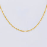 Cadena Cubana 1.95g / 40cm / 2.3mm Oro Amarillo 18K