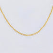 Cadena Cubana 2.35g / 45cm / 2.2mm Oro Amarillo 18K