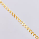 Cadena Cubana 2.75g / 60cm / 2.3mm Oro Amarillo 18K