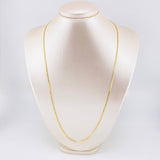 Cadena Cubana 2.85g / 60cm / 2.4mm Oro Amarillo 18K