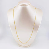 Cadena Cubana 4.1g / 60cm / 3mm Oro Amarillo 18K