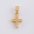 Dije Cruz Doble 1g / 1.7cm Oro Amarillo 18K
