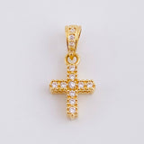 Dije Cruz Doble 1g / 1.7cm Oro Amarillo 18K