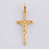 Dije Cruz Cristo 0.85g / 2.8cm Oro Amarillo 18K