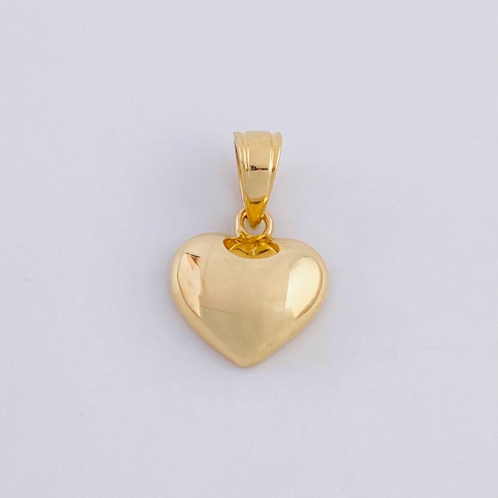 Dije Corazón 0.9g / 1.5cm Oro Amarillo 18K