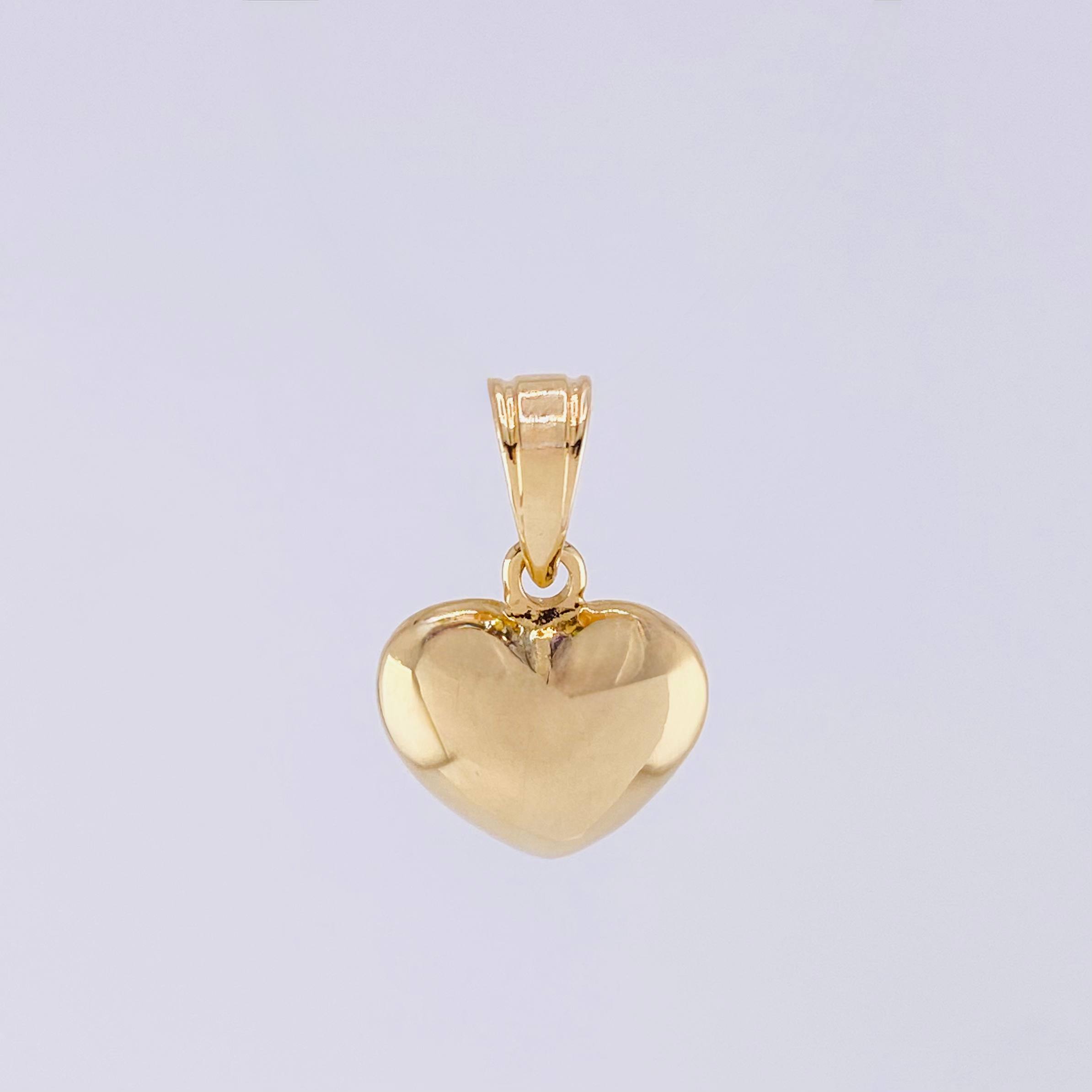 Dije Corazón 0.9g / 1.5cm Oro Amarillo 18K