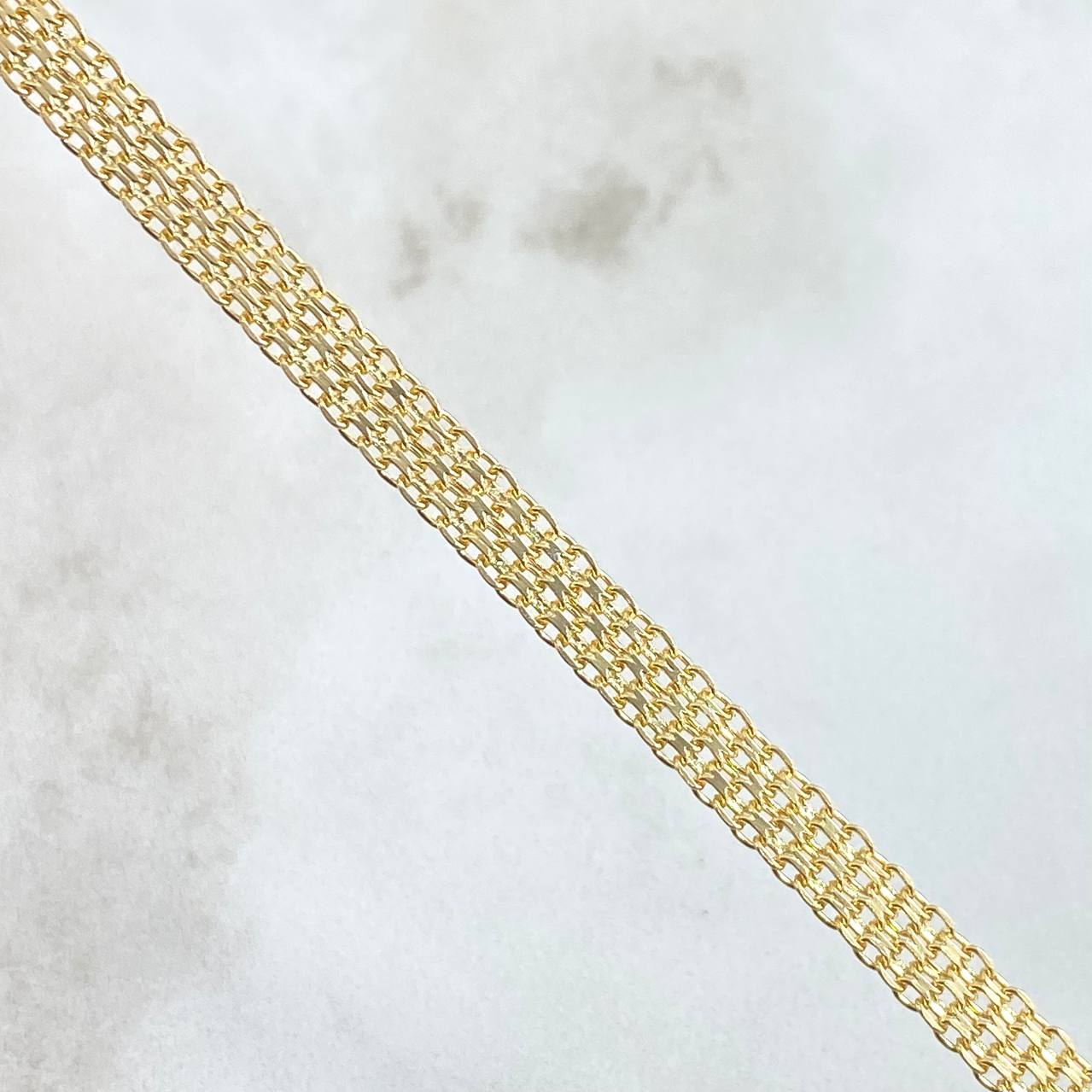 Pulso Chino 5.75gr / 20.5cm / 5mm Oro Amarillo +0 18K