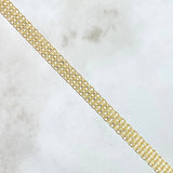 Pulso Chino 7.15gr / 20.5cm / 5mm Oro Amarillo +0 18K