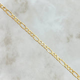 Pulso Figaro 2.4gr / 19.5cm / +1 Oro 18K ©