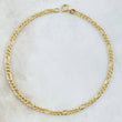 Pulso Figaro 1.45gr / 18.5cm / 2.4mm Oro Amarillo +1 18K