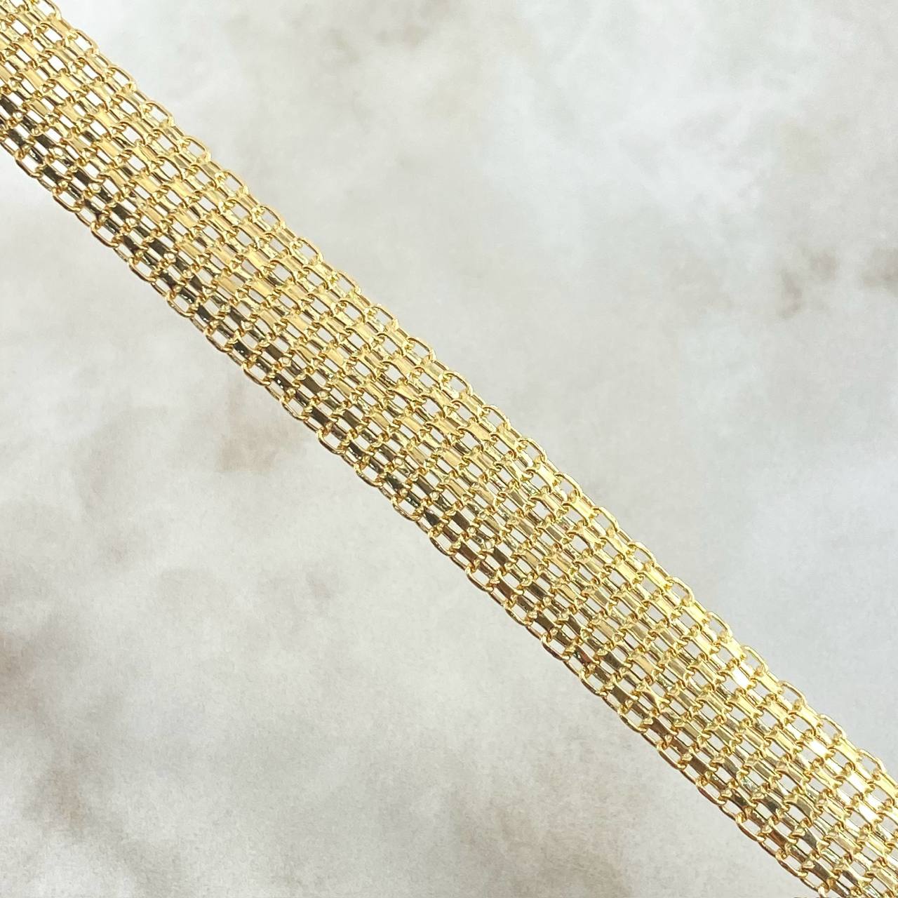 Pulso Chino 9.7gr / 1.2cm-21.5cm / Oro Amarillo +0 18K ©