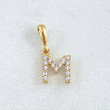 Dije Letra M 0.75gr / 1.5cm / Oro 18K ©