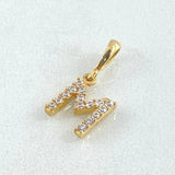 Dije Letra M 0.75gr / 1.5cm / Oro 18K ©
