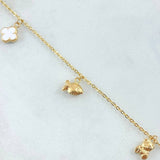 Tobillera Aro Seguido Dijes 3.25gr / 25cm / Oro 18K ©