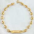 Pulso Bebé GC Placa Bordeada 2.75gr / 17cm / Oro 18K ©