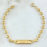 Pulso Bebé GC Placa Bordeada 1.8gr / 14cm / Oro 18K ©