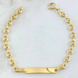 Pulso Bebé GC Placa Rectangular 1.75gr / 14cm / Oro 18K ©