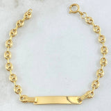 Pulso Bebé GC Placa Rectangular 1.75gr / 14cm / Oro 18K ©