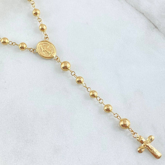 Rosario Virgen Milagrosa 8.55gr / 55cm / Oro 18K ©