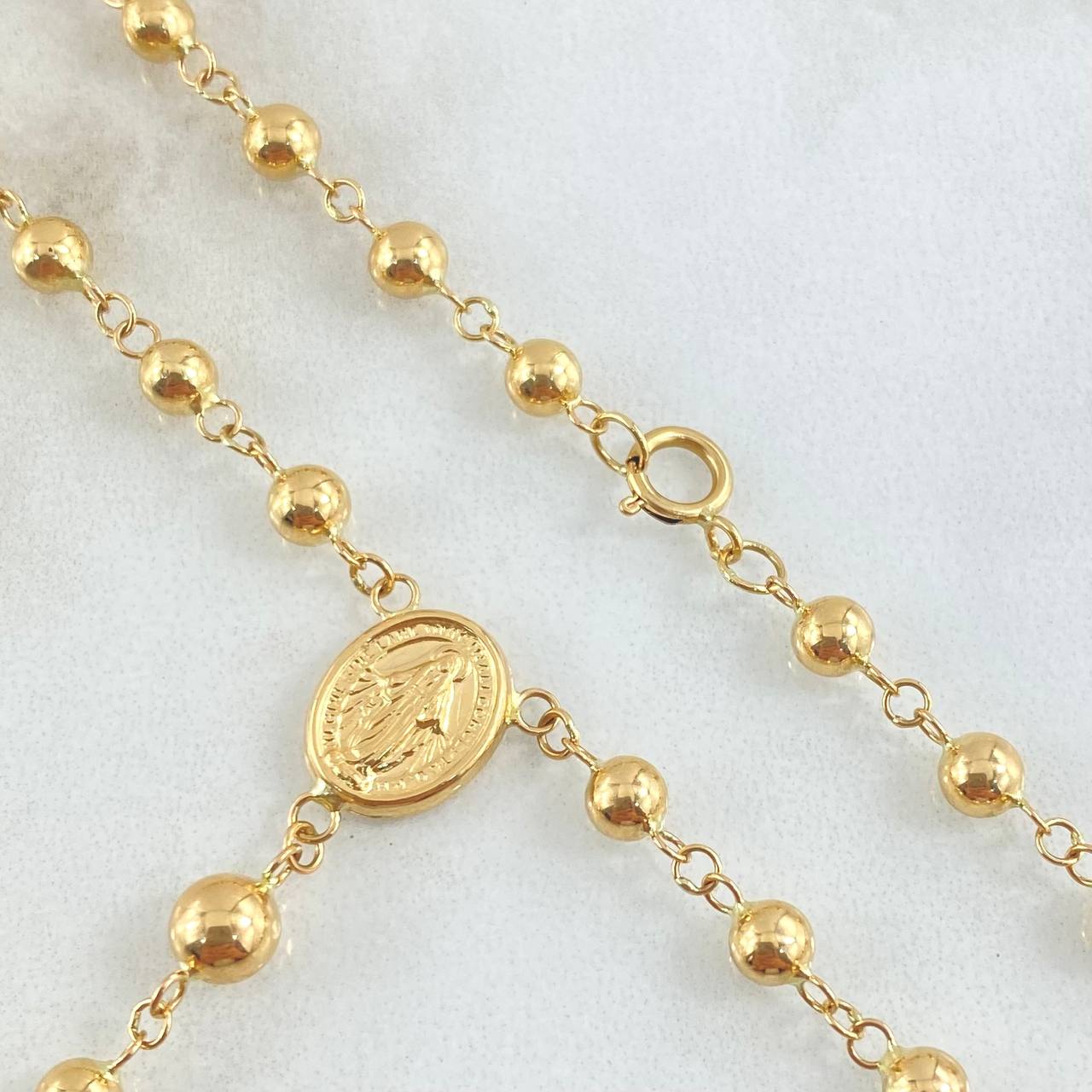 Rosario Virgen Milagrosa 8.15gr / 55cm / Oro 18K ©