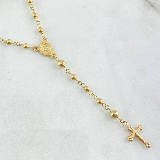 Rosario Virgen Milagrosa 6.2gr / 50cm / Oro 18K ©