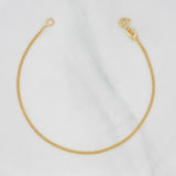 Pulso Chino 2.55g / 18.5cm / 2.36mm Oro Amarillo 18K