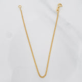 Pulso Chino 2.45g / 18cm / 2.43mm Oro Amarillo 18K